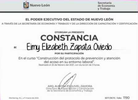 Certificado