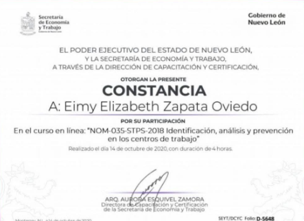 Certificado
